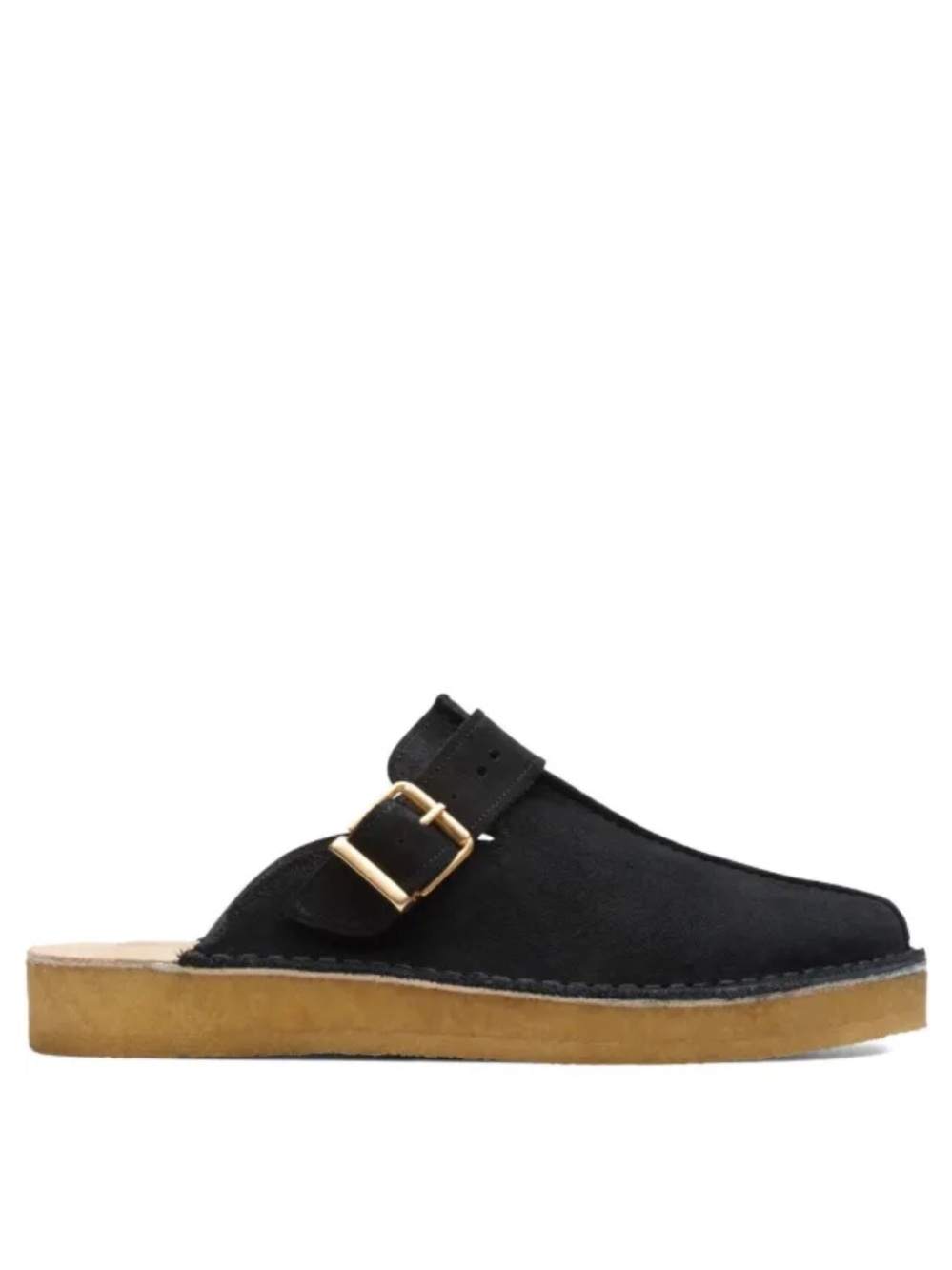 Clarks Originals Trek Mule Black Suede